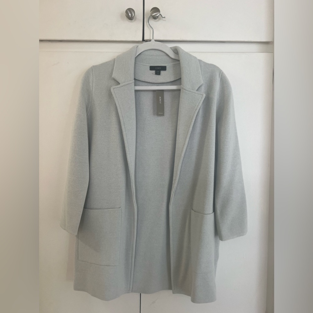 J Crew Sophie open-front sweater-blazer XXS